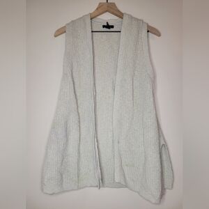 100% cotton gap knit vest, sz m